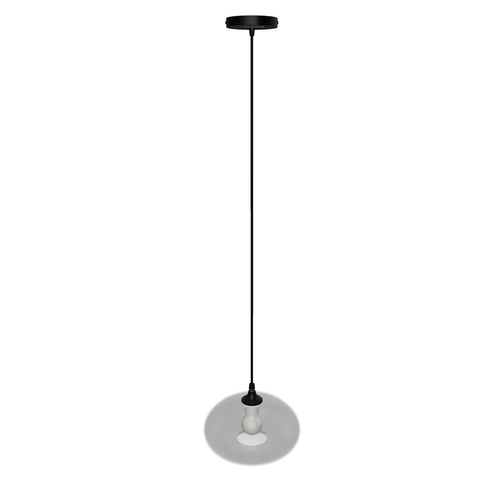 LÁMPARA COLGANTE BUBBLE DE VIDRIO TEXAS BLACK / SIN FOCO