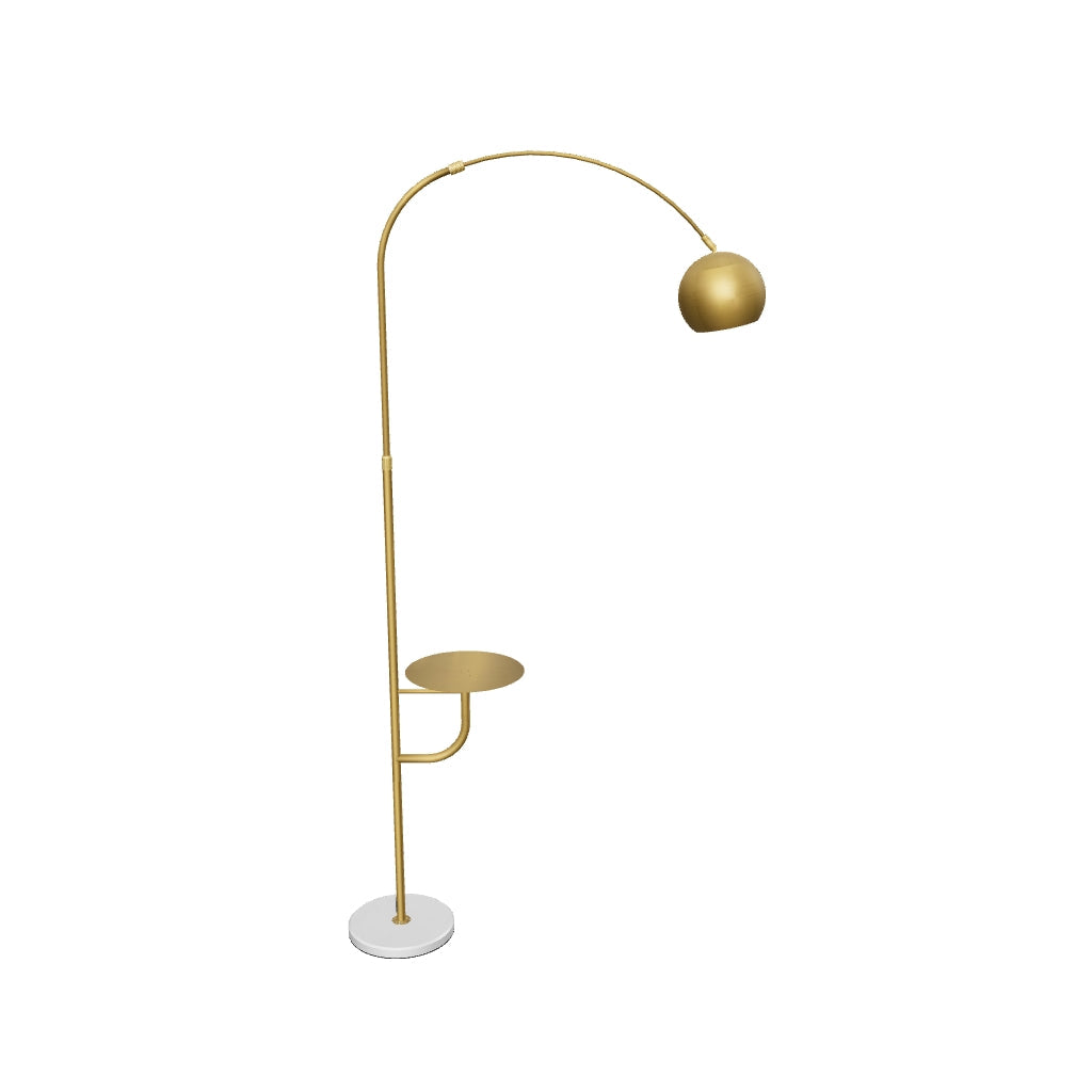 LÁMPARA DE PIE LUXURY GOLD LED - SIN FOCO