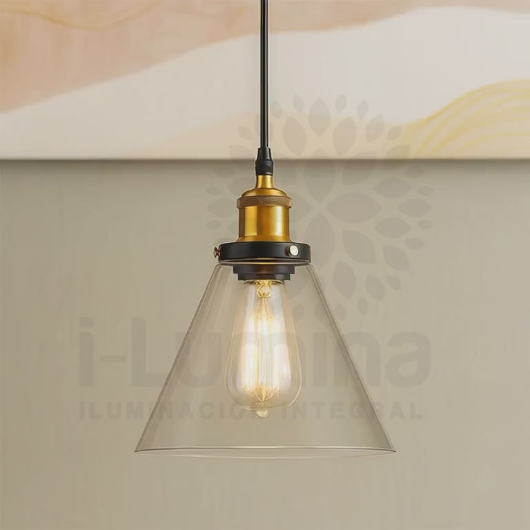 LÁMPARA COLGANTE MILANO LUX GOLD