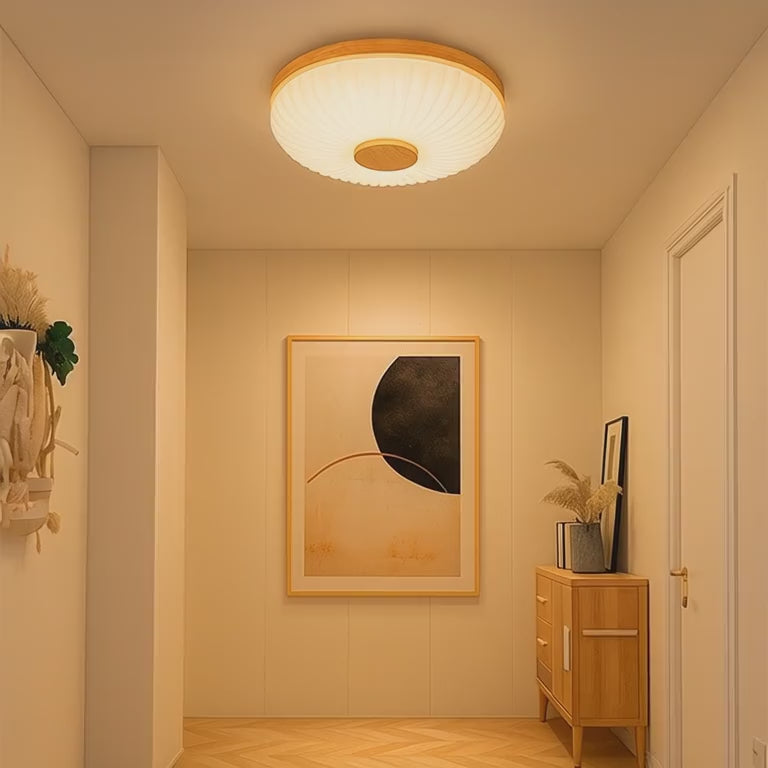 LÁMPARA DE TECHO NOVA WOOD LED 24W + CONTROL REMOTO