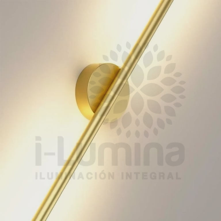 LÁMPARA DE PARED INTERIOR SPIRIT GOLD LED 20W TRICOLOR