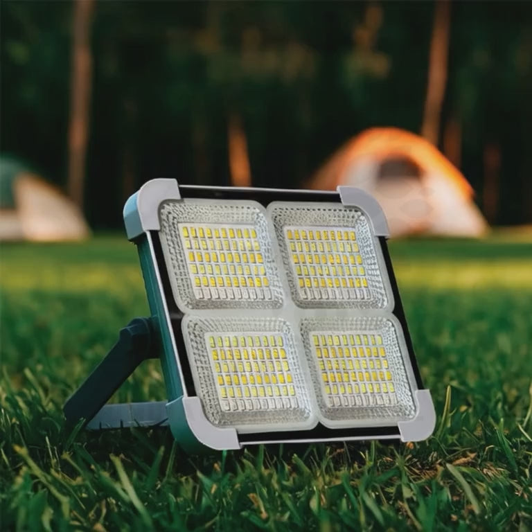 REFLECTOR SOLAR LED 500W PORTÁTIL RGB MULTICOLOR