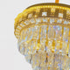 LÁMPARA COLGANTE LED MAYSA KRYSTAL GOLD