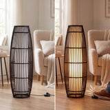 Comparativa visual del comportamiento de la luz a través del entramado orgánico de diseño.