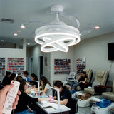 Centro de estética ventilado con lámpara Luxury White para disipar olores y calor.