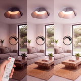 Variación del flujo luminoso para adaptar la iluminación ambiental a distintos usos residenciales.