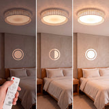 Variación del flujo luminoso para adaptar la iluminación ambiental a distintos usos residenciales.