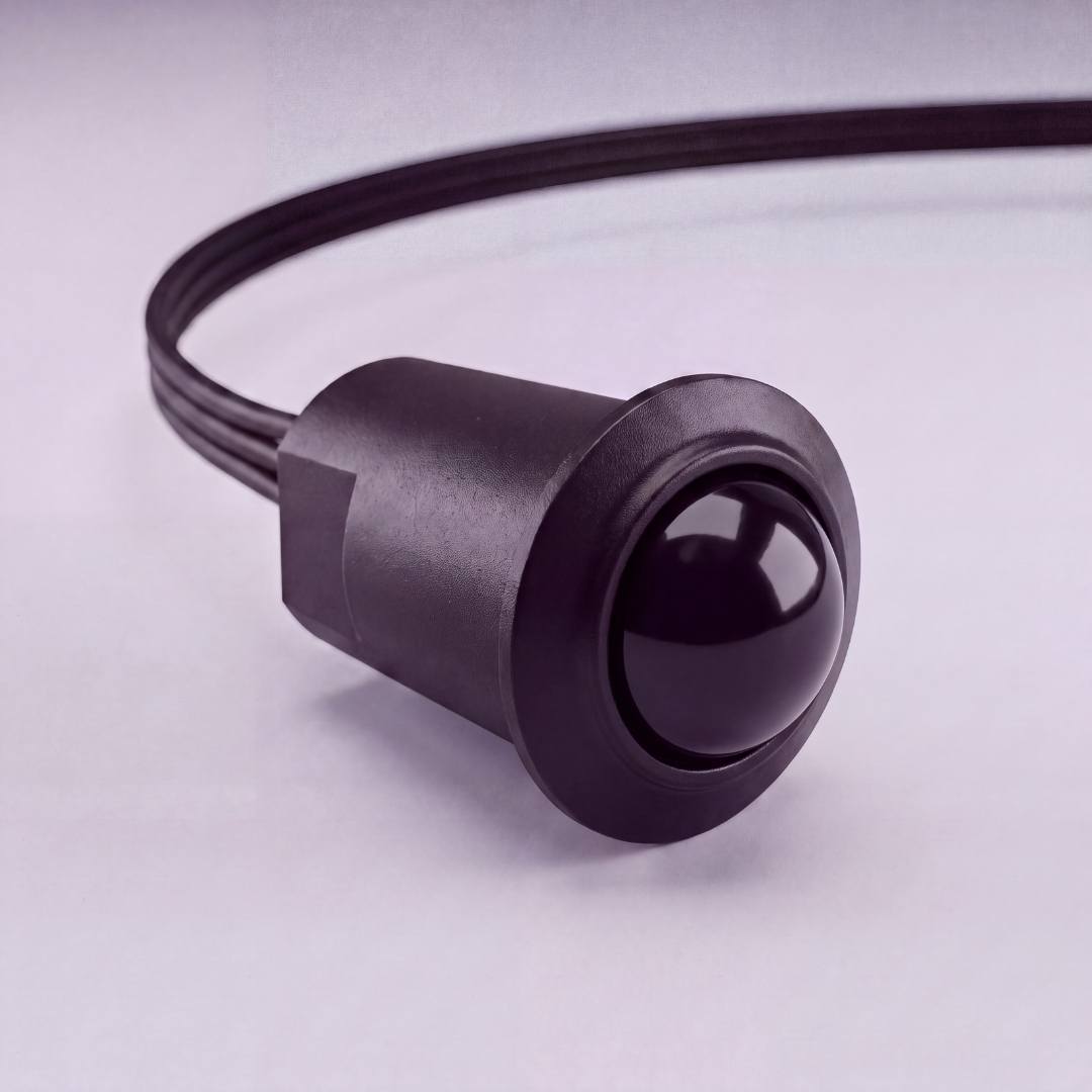 Cabezal domo negro del sensor de movimiento PIR para cinta LED