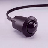 Cabezal domo negro del sensor de movimiento PIR para cinta LED