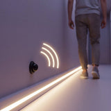 Sensor de presencia detectando movimiento hasta 3 metros para luz LED