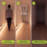 Secuencia del apagado automático de la cinta LED a los 30 segundos