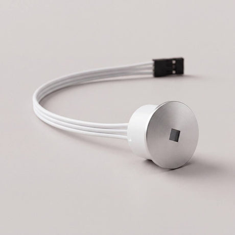 Sensor de movimiento PIR con cabezal de aluminio y conector de 3 pines