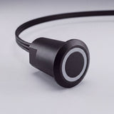 Cabezal negro mate del sensor táctil para cinta LED con cable integrado