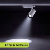 Haz de luz fría concentrado de 24 grados del spot LED COB ROXY White