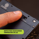 Switch selector de temperatura de color 3000K 4000K 6000K del spot 12W