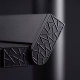 Detalle de tapa con textura diamante del spot LED magnético negro