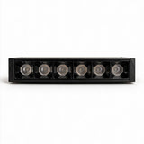 Spot LED con 6 celdas antideslumbrantes encendido en luz cálida