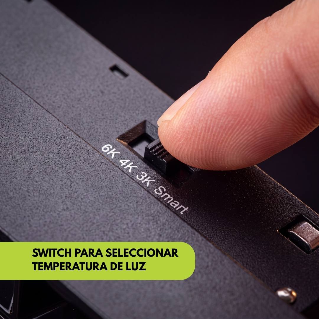 Switch selector de temperatura de color 3000K 4000K 6000K del spot grille