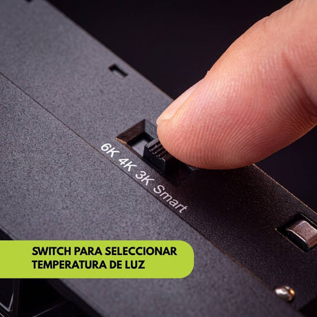 Switch selector de temperatura de color 3000K 4000K 6000K del spot grille