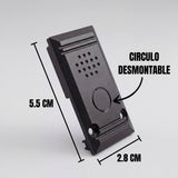 Dimensiones de la tapa para riel magnético adosable: 5.5 x 2.8 cm