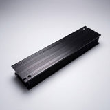 Base de aluminio del transformador para cinta LED con anclajes para fijarlo con tornillos