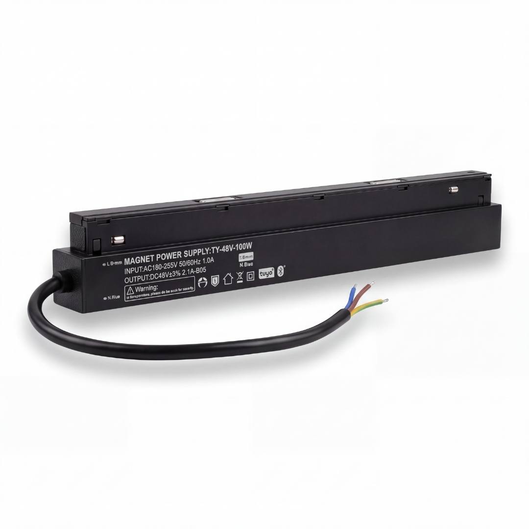 Transformador magnético 48V smart para riel; riel y spots no incluidos
