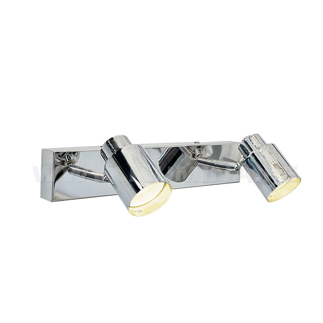 LÁMPARA DE ESPEJO DE PARED MARIELLA SILVER LED