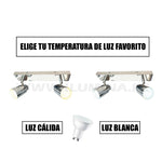LÁMPARA DE ESPEJO DE PARED MARIELLA SILVER LED
