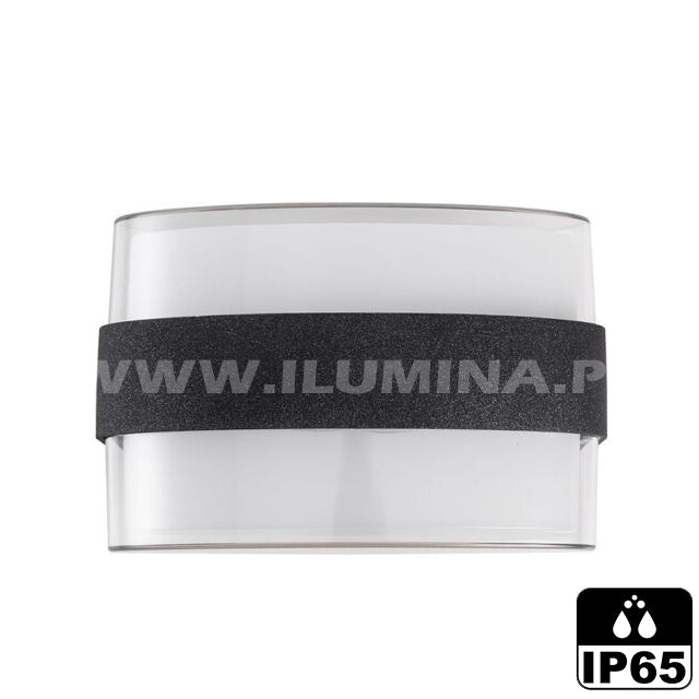 LÁMPARA DE EXTERIOR MORELIA LED BLACK 12W LUZ BLANCA