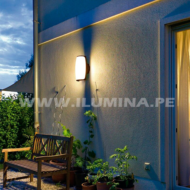 LÁMPARA DE EXTERIOR ALEXA LED BLACK LUZ CÁLIDA