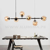 LÁMPARA COLGANTE AMBER BLACK LED