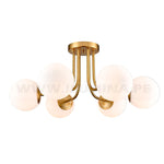 LÁMPARA DE TECHO CLAUDIA GOLD LED
