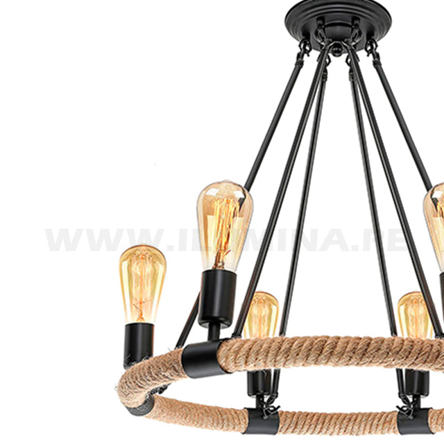 LÁMPARA COLGANTE PARISINA NATURAL LED