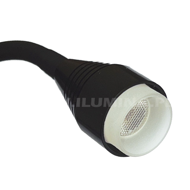 LÁMPARA DE PARED FLEXIBLE MONICA BLACK LED