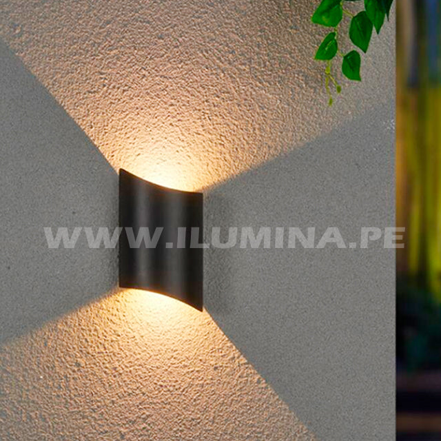 LÁMPARA DE EXTERIOR ISABEL BLACK LED 10W LUZ CÁLIDA