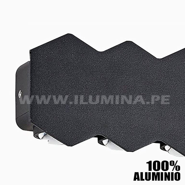 LÁMPARA DE EXTERIOR ALMA LED BLACK 6W LUZ CÁLIDA