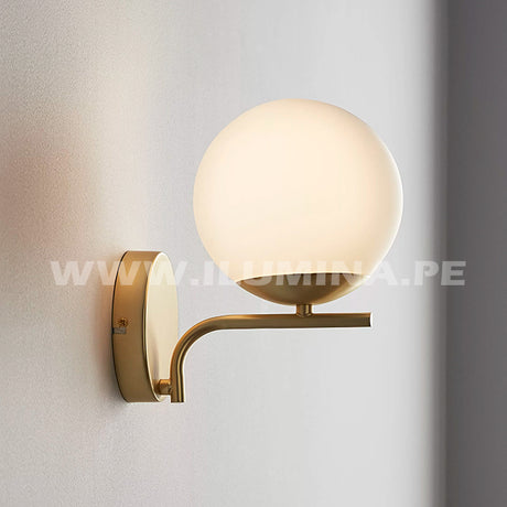 LÁMPARA DE PARED INTERIOR MICAELA GOLD LED