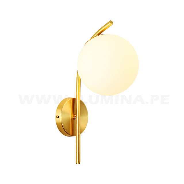 LÁMPARA DE PARED INTERIOR ANASTASE GOLD LED