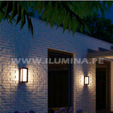 LÁMPARA DE EXTERIOR URSULA BLACK LED 18W LUZ CÁLIDA