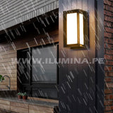 LÁMPARA DE EXTERIOR URSULA BLACK LED 18W LUZ CÁLIDA