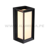 LÁMPARA DE EXTERIOR URSULA BLACK LED 18W LUZ CÁLIDA