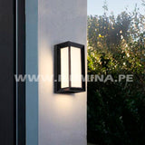 LÁMPARA DE EXTERIOR URSULA BLACK LED 18W LUZ CÁLIDA