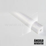 PERFIL ESQUINERO DE ALUMINIO 2.00MTS ADOSABLE PARA CINTA LED