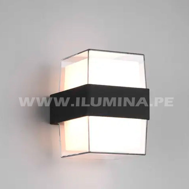 LÁMPARA DE EXTERIOR PAOLA LED BLACK 10W LUZ CÁLIDA