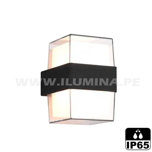 LÁMPARA DE EXTERIOR PAOLA LED BLACK 10W LUZ CÁLIDA