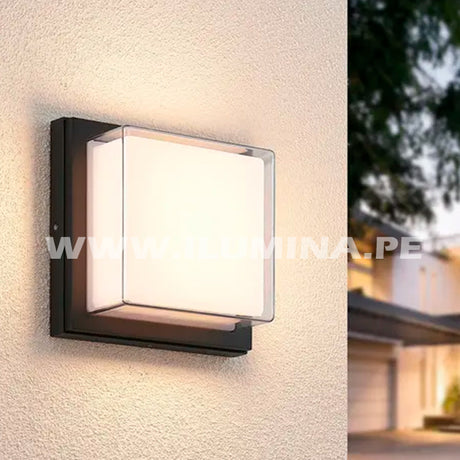 LÁMPARA DE EXTERIOR LED NOELIA BLACK LED LUZ CÁLIDA