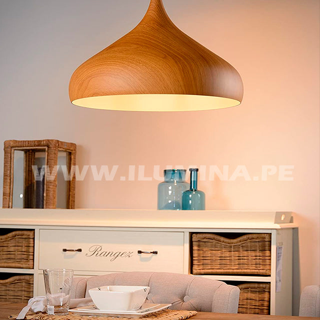 IDEAS DE DISEÑO DE COMO ILUMINAR UN DEPARTAMENT, IDEAS DE DISEÑO DE ILUMINACION PARA RESTAURANTES. PROPUESTAS DE DISEÑO PARA ILUMINAR UNA TERRAZA. LAMPARAS DE CAMPANAS DE ALUMINIO CON IMPRESIÓN DE MADERA O ACABADO EN MADERA. LINDAS LÁMPARAS DE TECHO DECORATIVAS COLGANTES EN SURQUILLO EN LIMA EN PERÚ. VENTA DE LAMPARAS DECORATIVAS EN SURQUILLO EN LIMA EN PERÚ. IMPORTADOR DE LÁMPARAS Y ILUMINARIAS EN SURQUILLO EN LIMA EN PERÚ. 