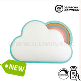 LÁMPARA DE TECHO INFANTIL RAINBOW LED + CONTROL REMOTO