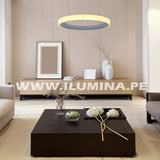 LÁMPARA COLGANTE DORIANA SLIM LED GRAY + CONTROL REMOTO