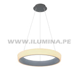 LÁMPARA COLGANTE DORIANA SLIM LED GRAY + CONTROL REMOTO